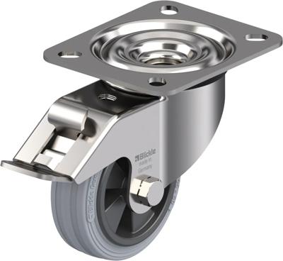 Blickle LEX-VPP 80G-FI-SG Zwenkwiel met rem Wieldiameter: 80 mm Draagvermogen (max.): 50 kg 1 stuk(s) Blickle LEX-VPP 80G-FI-SG Zwenkwiel met rem Wieldiameter: 80 mm Draagvermogen (max.): 50 kg 1 stuk(s)
