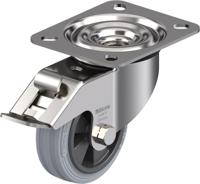 Blickle LEX-VPP 80G-FI-SG Zwenkwiel met rem Wieldiameter: 80 mm Draagvermogen (max.): 50 kg 1 stuk(s) - thumbnail