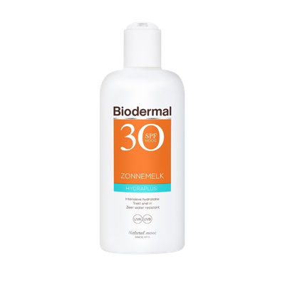 Biodermal Zonnemelk hydraplus SPF30 200 Milliliter