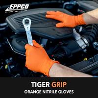 Kunzer TIGER GRIP XXL Wegwerphandschoen 90 stuk(s) Nitril Maat (handschoen): XXL EN 374-3, EN 420, EN 455 - thumbnail