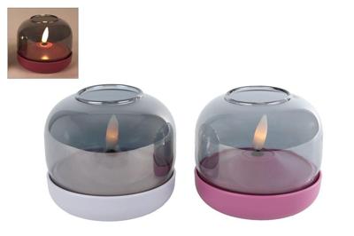 Sfeerverlichting LED Fenna paars 2 assorti kunststof