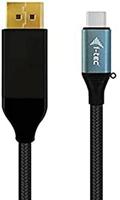 i-tec C31CBLDP60HZ USB-C-displaykabel Thunderbolt Aansluitkabel USB-C stekker, DisplayPort-stekker 1.5 m Zwart - thumbnail