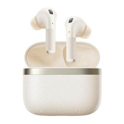 Edifier W260NC -45dB Actieve Ruisonderdrukking Oordopjes, Hi-Res Audio Draadloos met LDAC, AAC, 6 Microfoons met AI Helder Oproepen, Dubbele Dynamische Drivers, Bluetooth 5.3, Ivoor