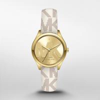 Horlogeband Michael Kors MK2861 Leder Wit 16mm - thumbnail