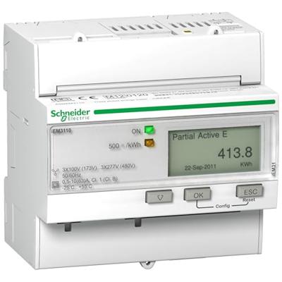 Schneider Electric A9MEM3110 A9MEM3110 Digitale kWh-meter Digitaal 63 A Conform MID: Ja Piece 1 stuk(s)