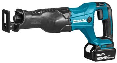 Makita djr186rte 18v accu reciprozaag | 5,0 ah accu (2 st), snellader, koffer Makita djr186rte 18v accu reciprozaag | 5,0 ah accu (2 st), snellader, koffer