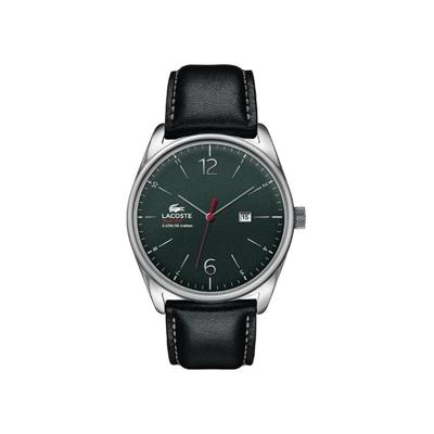 Horlogeband Lacoste 2010694 / LC-68-1-14-2412 Leder Zwart 24mm