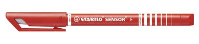 STABILO SENSOR fineliner, 0,3 mm, rood