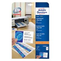AVERY visitekaarten 185 g/m², 10 per blad, 250 stuks - thumbnail