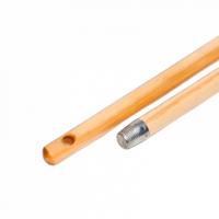 Bezemsteel hout 1,30m met Duitse draad - thumbnail