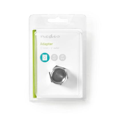 Nedis WAHA1234 Slangadapter 1/2&apos;&apos; Recht - 3/4&apos;&apos; Recht