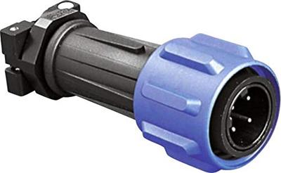 Bulgin PX0911/03/P Ronde connector Stekker, recht Totaal aantal polen: 3 Serie (ronde connectoren): PX09 1 stuk(s)