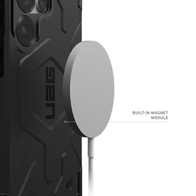 Urban Armor Gear Pathfinder Outdoor telefoonhoes Samsung Galaxy S25 Ultra Zwart Inductieve lading, Stootbestendig - thumbnail