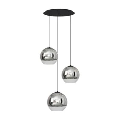 Lyora 3-lichts bol hanglampGlobe Plus verchroomd - 7607