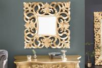 Elegante wandspiegel VENICE 75x75cm goud antieke barokstijl - 15626 - thumbnail