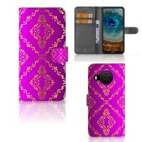 Wallet Case Nokia X10 | Nokia X20 Barok Roze - thumbnail