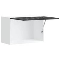 Keukenwandkast Lucca bewerkt hout zwart - thumbnail