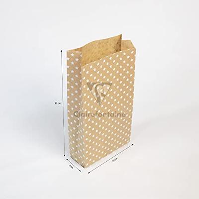 Cadeauzak clairefontaine 16x30x5 kraft ster 50st