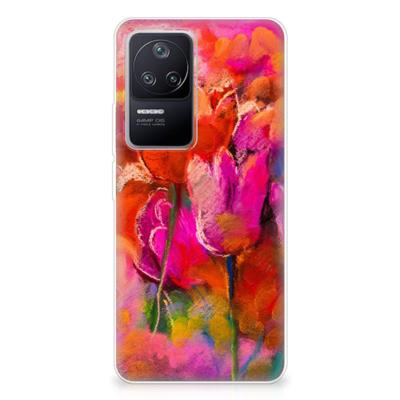 Smartphone hoesje Xiaomi Poco F4 Tulips Smartphone hoesje Xiaomi Poco F4 Tulips