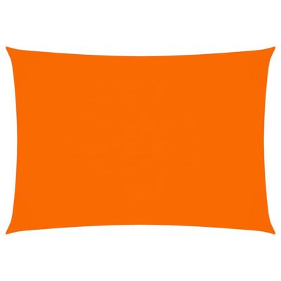 Zonnescherm rechthoekig 3,5x5 m oxford stof oranje