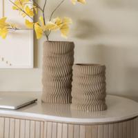 By-Boo Vaas 'Mae' 3D geprint Keramiek, 30cm - thumbnail