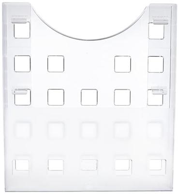 Helit H6103102 Folderhouder Glas (helder) DIN A4 1 stuk(s) Aantal vakken: 5 (b x h x d) 241 x 578 x 150 mm