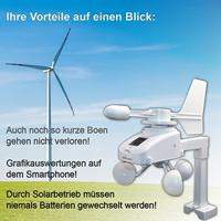 Techno Line Mobile Alerts MA 10660 MA 10660 Windmeter Draadloos 868 MHz - thumbnail