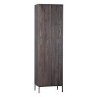 WOOOD Opbergkast 'New Gravure' Essenhout, 120 x 60cm, kleur Espresso - thumbnail