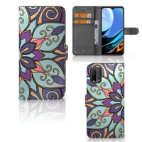 Xiaomi Redmi 9T | Poco M3 Hoesje Purple Flower - thumbnail