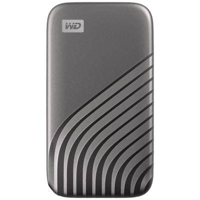 Western Digital My Passport 4 TB Externe SSD harde schijf USB-C Grijs WDBAGF0040BGY-WESN Western Digital My Passport 4 TB Externe SSD harde schijf USB-C Grijs WDBAGF0040BGY-WESN