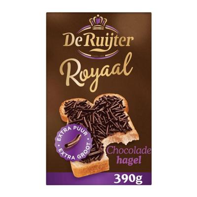 De Ruijter - Royaal Extra Puur Hagel 390g De Ruijter - Royaal Extra Puur Hagel 390g