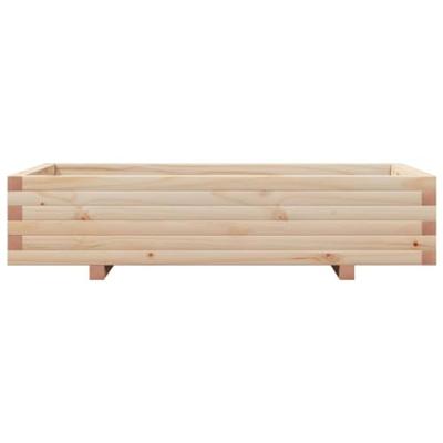 VidaXL Plantenbak 110x60x26,5 cm massief grenenhout