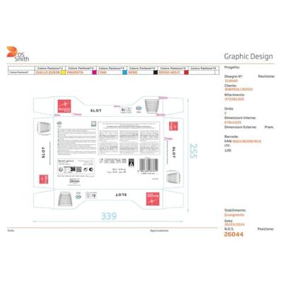 Bormioli Rocco Waterglazen Slot - Roze - 290 ml - 6 stuks