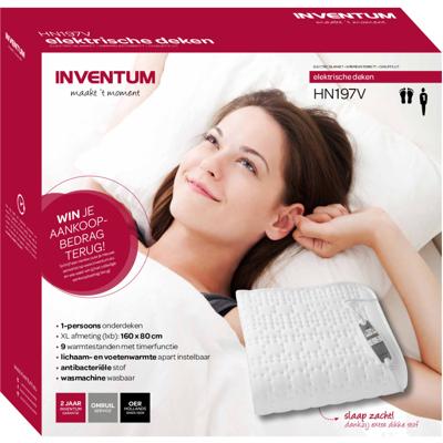 Inventum Elektrische Deken Met Aparte Voetenzone En Timer 16