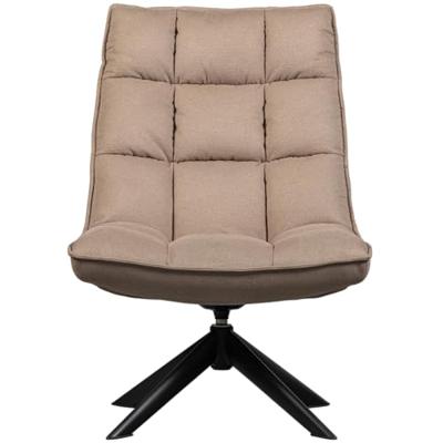 WOOOD Draaifauteuil 'Jouke' Geweven, kleur Zand