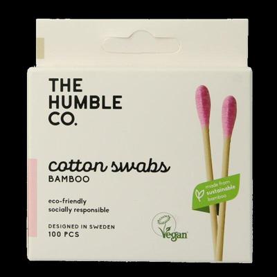 The Humble Co. Bamboe wattenstaafjes - roze