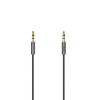 Hama Audiokabel Elite, 3,5-mm-jack-stereo - stereo, metaal, verguld, 0,75 m Mini jack kabel - thumbnail