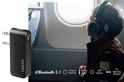 LogiLink BT0061 Bluetooth muziekzender Bluetooth versie: 5.1 7 m