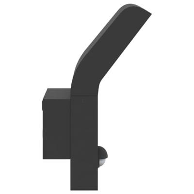 Buitenwandlamp LED met sensors gegoten aluminium zwart Buitenwandlamp LED met sensors gegoten aluminium zwart