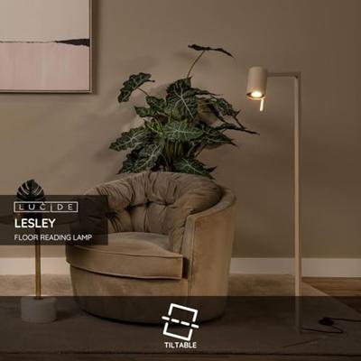Lucide LESLEY - Leeslamp - 1xGU10 - Taupe