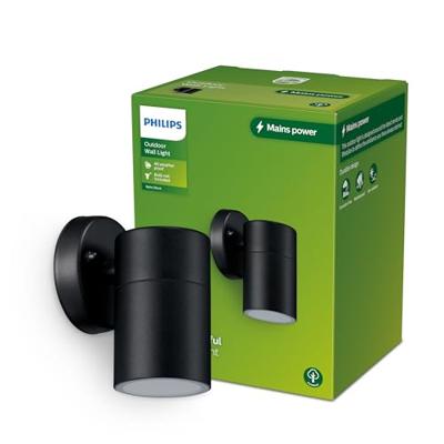 Philips LED Kylis 8720169266551 LED-buitenlamp (wand) GU10 Zwart