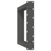 Eettafelpoten 2 st U-vormig 60x(72-73) cm staal antraciet - thumbnail