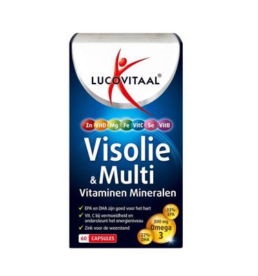 Lucovitaal Visolie & Multi 60Capsules