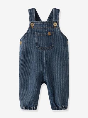 Salopet van jeans voor baby baggy fit LIL'ATELIER jeansblauw