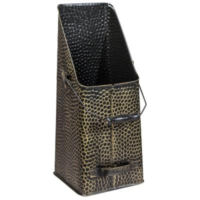 TURK Kohlenfüller altmessing gehämmert Kolenkit Oud-messing