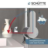 Keukenmengkraan Schutte London Hoge Draaibare en Uittrekbare Uitloop Chroom Schütte - thumbnail