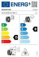 Nexen 15342NXC – 215/65/R16 98H – E/B/69DB – banden voor het hele jaar door. - thumbnail