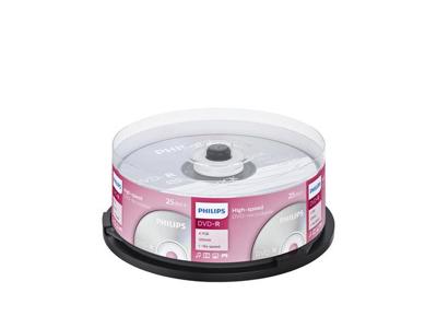 Dvd-r philips 4.7gb 16x sp (25) | 15 stuks