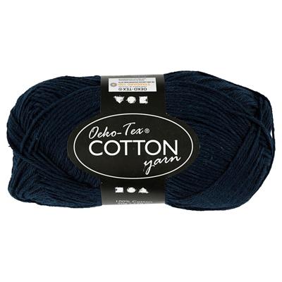 Creativ Company Katoengaren, donkerblauw, 50gr, 170m