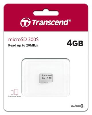 Transcend Premium 300S microSDHC-kaart 4 GB Class 10